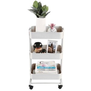 Carucior multifunctional Dobby, 45 x 37 x 77 cm, alb Carucior multifunctional Dobby, 45 x 37 x 77 cm, alb
