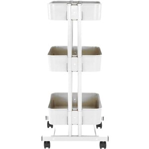 Carucior multifunctional Dobby, 45 x 37 x 77 cm, alb Carucior multifunctional Dobby, 45 x 37 x 77 cm, alb
