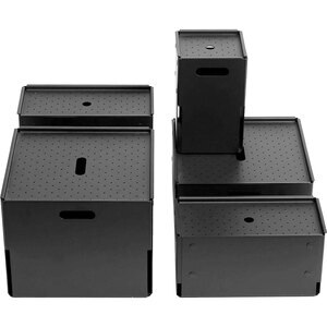 Cutie depozitare Euro T, 15 x 15 x 22 cm, gri inchis Cutie depozitare Euro T, 15 x 15 x 22 cm, gri inchis