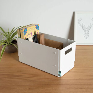 Cutie depozitare Euro Small, 15 x 30 x 15 cm, gri deschis Cutie depozitare Euro Small, 15 x 30 x 15 cm, gri deschis