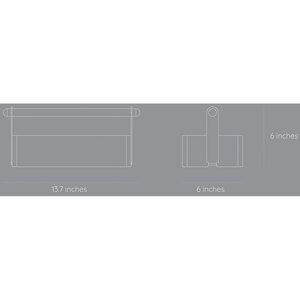 Cutie depozitare Cora Small, 34.9 x 15.4 x 15 cm, negru Cutie depozitare Cora Small, 34.9 x 15.4 x 15 cm, negru