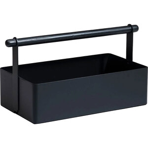 Cutie depozitare Cora Large, 41.6 x 20.3 x 20.3 cm, negru Cutie depozitare Cora Large, 41.6 x 20.3 x 20.3 cm, negru