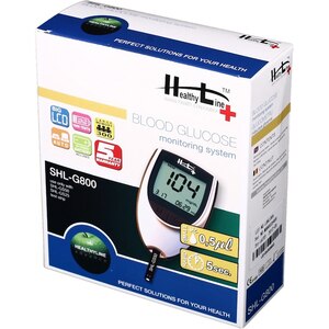 Set Glucometru SHL-G800 + 2 Cutii reste glicemie HEALTHYLINE SHL-GS50 Set Glucometru SHL-G800 + 2 Cutii reste glicemie HEALTHYLINE SHL-GS50