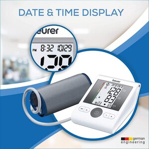 Tensiometru digital de brat BEURER BM28, 4 utilizatori x 30 memorii, adaptor, alb Tensiometru digital de brat BEURER BM28, 4 utilizatori x 30 memorii, adaptor, alb