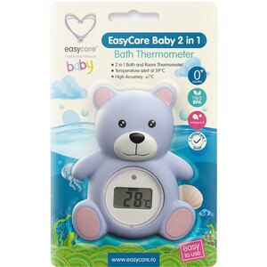 Termometru cu infrarosu EASYCARE Ursulet EASY00113, bleu-roz Termometru cu infrarosu EASYCARE Ursulet EASY00113, bleu-roz