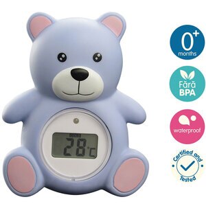 Termometru cu infrarosu EASYCARE Ursulet EASY00113, bleu-roz Termometru cu infrarosu EASYCARE Ursulet EASY00113, bleu-roz