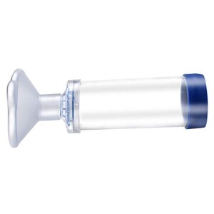 Camera de inhalare KIDSCARE KCCI10C, albastru-transparent Camera de inhalare KIDSCARE KCCI10C, albastru-transparent