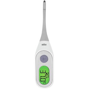 Termometru digital BRAUN Age Precision TOW009057, alb-gri Termometru digital BRAUN Age Precision TOW009057, alb-gri