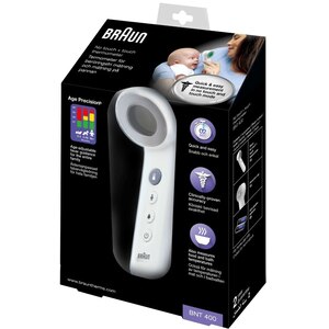 Termometru non contact BRAUN BNT400, alb Termometru non contact BRAUN BNT400, alb