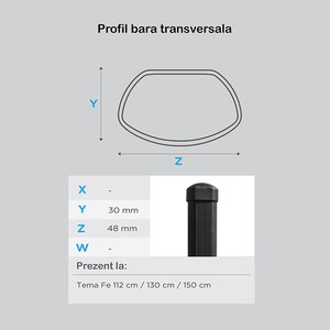 Bare transversale MENABO Tema, Nissan Leaf (ZE0), 2010-2016, 130 cm Bare transversale MENABO Tema, Nissan Leaf (ZE0), 2010-2016, 130 cm