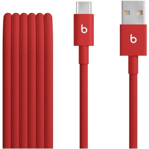 Cablu date BEATS MFEJ4ZM/A, USB-A - USB-C, 1.5m, rosu Cablu date BEATS MFEJ4ZM/A, USB-A - USB-C, 1.5m, rosu