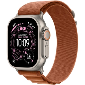 Bratara pentru APPLE Watch 49mm Terra Cotta Alpine Loop - Small - Natural Titanium Finish, MFTA4ZM/A Bratara pentru APPLE Watch 49mm Terra Cotta Alpine Loop - Small - Natural Titanium Finish, MFTA4ZM/A