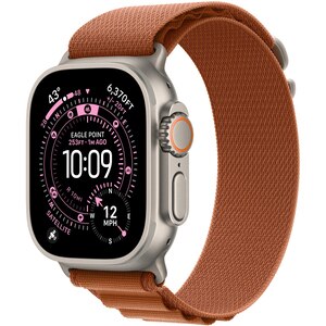 Bratara pentru APPLE Watch 49mm Terra Cotta Alpine Loop - Medium - Natural Titanium Finish, MFTC4ZM/A Bratara pentru APPLE Watch 49mm Terra Cotta Alpine Loop - Medium - Natural Titanium Finish, MFTC4ZM/A
