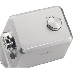 Masina de tocat carne GORENJE MG2502SJX, 2.4kg/min, 2500W, accesoriu carnati/suc de rosii/biscuiti, argintiu-alb Masina de tocat carne GORENJE MG2502SJX, 2.4kg/min, 2500W, accesoriu carnati/suc de rosii/biscuiti, argintiu-alb