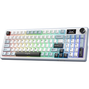 Tastatura Gaming Wireless mecanica MYRIA MG7544, Bluetooth, USB, Layout US, alb Tastatura Gaming Wireless mecanica MYRIA MG7544, Bluetooth, USB, Layout US, alb