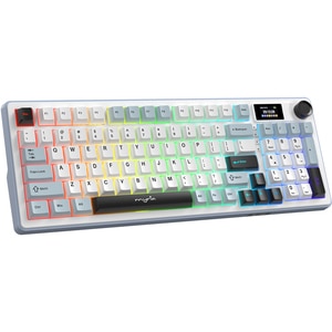 Tastatura Gaming Wireless mecanica MYRIA MG7544, Bluetooth, USB, Layout US, alb Tastatura Gaming Wireless mecanica MYRIA MG7544, Bluetooth, USB, Layout US, alb