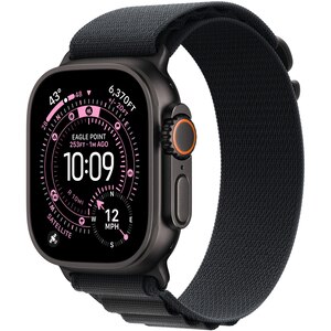 Bratara pentru APPLE Watch 49mm Black Alpine Loop - Small - Black Titanium Finish, MG9G4ZM/A Bratara pentru APPLE Watch 49mm Black Alpine Loop - Small - Black Titanium Finish, MG9G4ZM/A