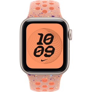 Bratara pentru APPLE Watch 40mm Alpenglow Pink Nike Sport Band - S/M, MGA44ZM/A Bratara pentru APPLE Watch 40mm Alpenglow Pink Nike Sport Band - S/M, MGA44ZM/A