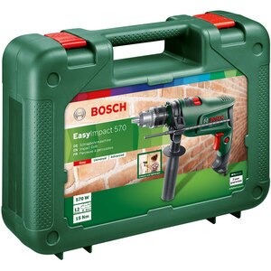 Masina de gaurit cu percutie BOSCH EasyImpact 570, 570W, mandrina Rapida, 3000rpm Masina de gaurit cu percutie BOSCH EasyImpact 570, 570W, mandrina Rapida, 3000rpm