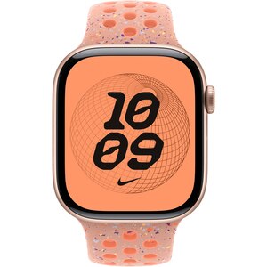 Bratara pentru APPLE Watch 46mm Alpenglow Pink Nike Sport Band - M/L, MGC74ZM/A Bratara pentru APPLE Watch 46mm Alpenglow Pink Nike Sport Band - M/L, MGC74ZM/A