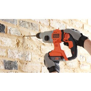 Ciocan rotopercutor BLACK&DECKER BCD900E2K QW, 1.2J, 1880rpm, 2 x 2.5 Ah, SDS Plus Ciocan rotopercutor BLACK&DECKER BCD900E2K QW, 1.2J, 1880rpm, 2 x 2.5 Ah, SDS Plus