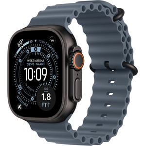 Bratara pentru APPLE Watch 49mm Anchor Blue Ocean Band - Black Titanium Finish, MGCJ4ZM/A Bratara pentru APPLE Watch 49mm Anchor Blue Ocean Band - Black Titanium Finish, MGCJ4ZM/A