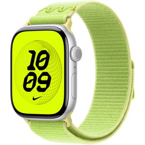 Bratara pentru APPLE Watch 46mm Volt Splash Nike Sport Loop, MGD24ZM/A Bratara pentru APPLE Watch 46mm Volt Splash Nike Sport Loop, MGD24ZM/A