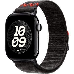 Bratara pentru APPLE Watch 46mm Midnight Black Nike Sport Loop, MGD34ZM/A Bratara pentru APPLE Watch 46mm Midnight Black Nike Sport Loop, MGD34ZM/A