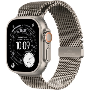 Bratara pentru APPLE Watch 49mm Natural Titanium Milanese Loop - Medium, MGHP4ZM/A Bratara pentru APPLE Watch 49mm Natural Titanium Milanese Loop - Medium, MGHP4ZM/A