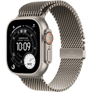 Bratara pentru APPLE Watch 49mm Natural Titanium Milanese Loop - Large, MGHQ4ZM/A Bratara pentru APPLE Watch 49mm Natural Titanium Milanese Loop - Large, MGHQ4ZM/A