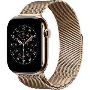 Bratara pentru APPLE Watch 46mm Gold Milanese Loop - M/L, MGJ54ZM/A Bratara pentru APPLE Watch 46mm Gold Milanese Loop - M/L, MGJ54ZM/A