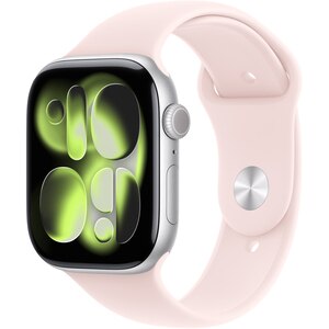 Bratara pentru APPLE Watch 46 mm Sport Band Soft Pink - M/L, MHYG4ZMA Bratara pentru APPLE Watch 46 mm Sport Band Soft Pink - M/L, MHYG4ZMA