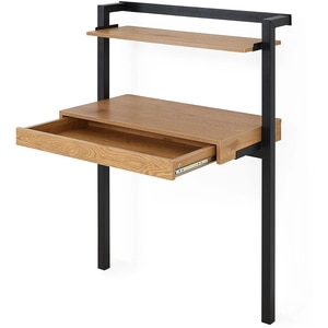 Etajera birou Topper, 80 x 40 x 118 cm, stejar-negru Etajera birou Topper, 80 x 40 x 118 cm, stejar-negru
