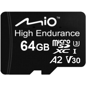Card de memorie MIO High-Endurance, microSD UHS-I, 64GB, U3, V30, A2 Card de memorie MIO High-Endurance, microSD UHS-I, 64GB, U3, V30, A2