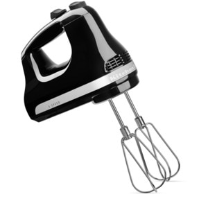 Mixer de mana KITCHENAID Classic 5KHM5110EOB, 85W, 5 trepte viteza, negru lucios-argintiu Mixer de mana KITCHENAID Classic 5KHM5110EOB, 85W, 5 trepte viteza, negru lucios-argintiu