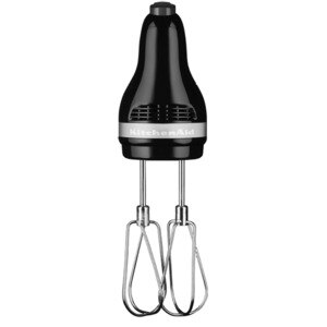 Mixer de mana KITCHENAID Classic 5KHM5110EOB, 85W, 5 trepte viteza, negru lucios-argintiu Mixer de mana KITCHENAID Classic 5KHM5110EOB, 85W, 5 trepte viteza, negru lucios-argintiu