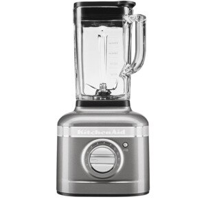 Blender KITCHENAID Artisan K400 5KSB4026EMS, 1.4l, 1200W, 5 trepte de viteza, argintiu-negru Blender KITCHENAID Artisan K400 5KSB4026EMS, 1.4l, 1200W, 5 trepte de viteza, argintiu-negru