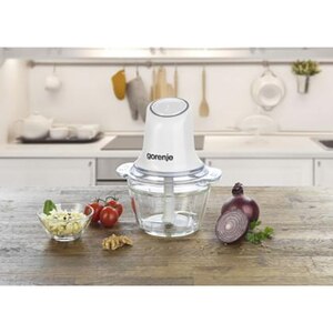 Mini tocator GORENJE S501GW, 1l, 500W, 1 treapta viteza, alb Mini tocator GORENJE S501GW, 1l, 500W, 1 treapta viteza, alb