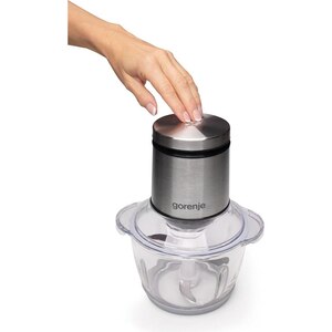 Mini tocator GORENJE S450XE, 1.2l, 450W, 1 treapta viteza, argintiu-negru Mini tocator GORENJE S450XE, 1.2l, 450W, 1 treapta viteza, argintiu-negru