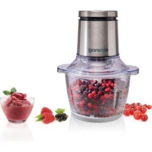 Mini tocator GORENJE S450XE, 1.2l, 450W, 1 treapta viteza, argintiu-negru Mini tocator GORENJE S450XE, 1.2l, 450W, 1 treapta viteza, argintiu-negru