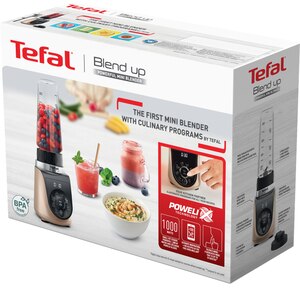Blender TEFAL Blend Up BL190AF0, 0.85l, 1000W, 1 treapta viteza, negru Blender TEFAL Blend Up BL190AF0, 0.85l, 1000W, 1 treapta viteza, negru