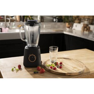 Blender TEFAL Eco Respect BL46EN38, 1.25l, 800W, 2 trepte viteza, negru Blender TEFAL Eco Respect BL46EN38, 1.25l, 800W, 2 trepte viteza, negru