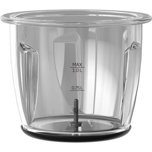 Mini tocator BEKO CHG81442BX, 1l, 400W, 2 trepte viteza, argintiu-negru Mini tocator BEKO CHG81442BX, 1l, 400W, 2 trepte viteza, argintiu-negru