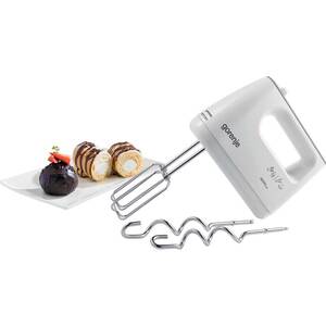 Mixer de mana GORENJE M420CW, 450W, 5 trepte viteza, alb-gri Mixer de mana GORENJE M420CW, 450W, 5 trepte viteza, alb-gri