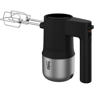 Mixer de mana BEKO HMM81504BX, 500W, 4 trepte viteza, negru-argintiu Mixer de mana BEKO HMM81504BX, 500W, 4 trepte viteza, negru-argintiu