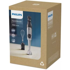 Mixer vertical PHILIPS Seria 5000 HR2682/00, 0.5l, 1200W, 2 trepte viteza, negru-argintiu Mixer vertical PHILIPS Seria 5000 HR2682/00, 0.5l, 1200W, 2 trepte viteza, negru-argintiu