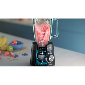 Blender PHILIPS Seria 5000 HR3032/00, 0.7l, 1200W, 3 treapta viteza, negru-argintiu inchis Blender PHILIPS Seria 5000 HR3032/00, 0.7l, 1200W, 3 treapta viteza, negru-argintiu inchis