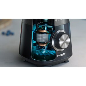 Blender PHILIPS Seria 5000 HR3032/00, 0.7l, 1200W, 3 treapta viteza, negru-argintiu inchis Blender PHILIPS Seria 5000 HR3032/00, 0.7l, 1200W, 3 treapta viteza, negru-argintiu inchis