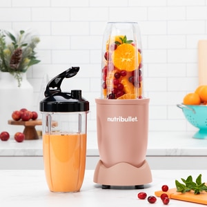 Blender NUTRIBULLET Pro Mineral NB907MACL, 0.9l, 1 treapta viteza, 900W, roz Blender NUTRIBULLET Pro Mineral NB907MACL, 0.9l, 1 treapta viteza, 900W, roz