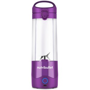 Blender portabil NUTRIBULLET NBP003PU, 0.475l, 1 treapta viteza, USB-C, mov Blender portabil NUTRIBULLET NBP003PU, 0.475l, 1 treapta viteza, USB-C, mov
